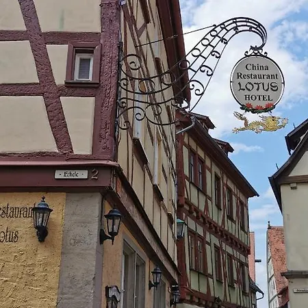 China Restaurant Lotus Hotel Rothenburg ob der Tauber